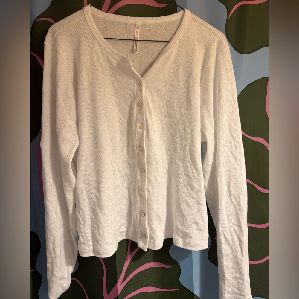 Rat Boi Pointelle Cardigan - Picture 2 of 4